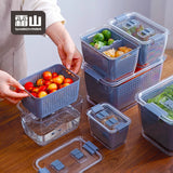 Vegetable Storage Plastic Pasta Basket Boxes Set For Kitchen